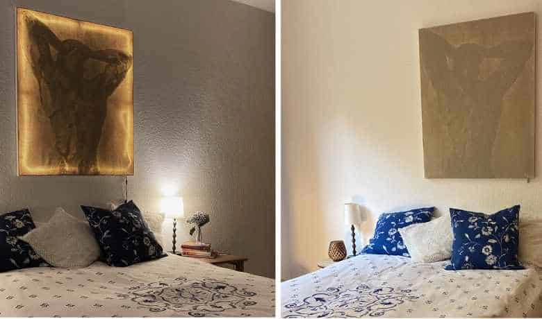 Erotische Gemälde für die Wand von Sandlicht