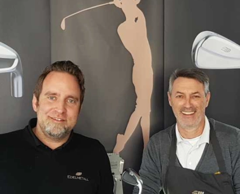 Timm Tippelt und Paul Robeson von der Hamburger Golfmanufaktur Edelmetall