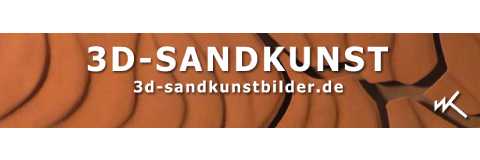 Logo von Winfried Kempf, der 3D-Sandkunstbilder fertigt
