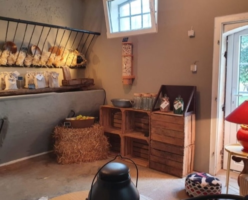 Der Shop von Mama Bear im Hofladen ist wohnlich gestaltet