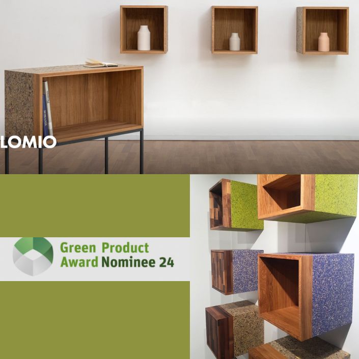 Bei den Möbeln der Marke lomio wird besonders auf nachhaltige und gesunde Materialien und faire Produktion geachtet - deswegen die Kooperation mit der Firma Organoid