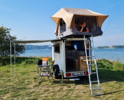Der SeasideCamper ist ein kinfigurierbarer Mini-Camper