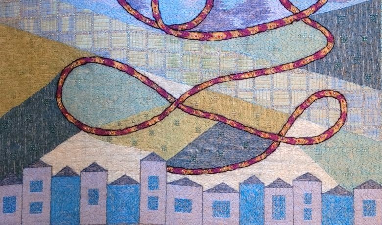 Linien und Geometrische Formen kunstvoll miteinander in Einklang gebracht