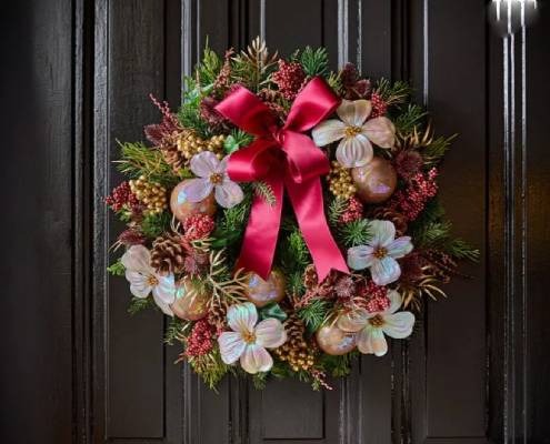 Weihnachtlicher Türkranz Weihnachtlicher Türkranz