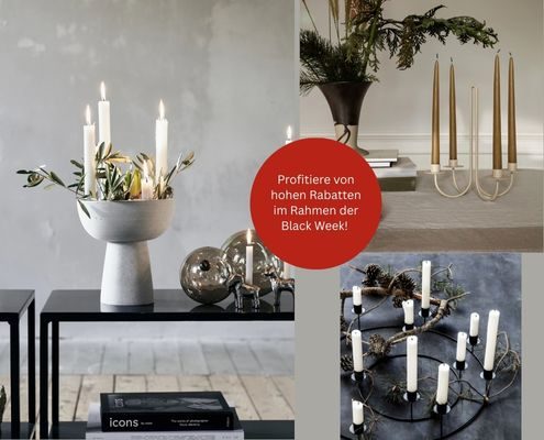 Kerzenhalter als Adventsschmuck im Shop von Breuinger