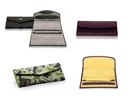 Schmucketuis in flacher Variante, perfekt um Kostbares mit auf Reisen zu nehmen