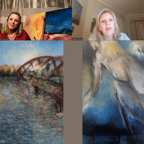 Anke Rozehnal und ihre neue Bilderserie WEGE